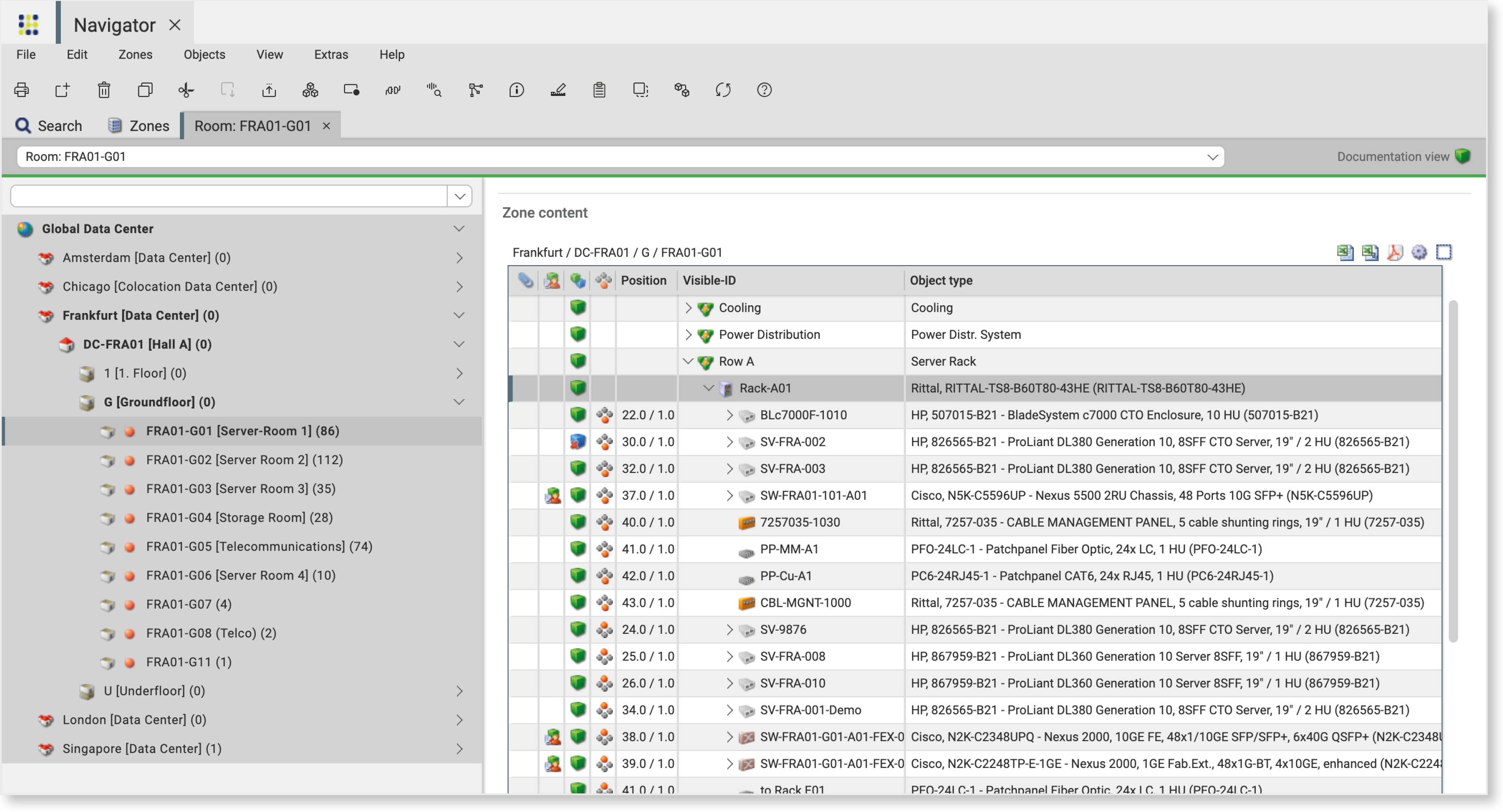 screenshot of FNT Command Platform